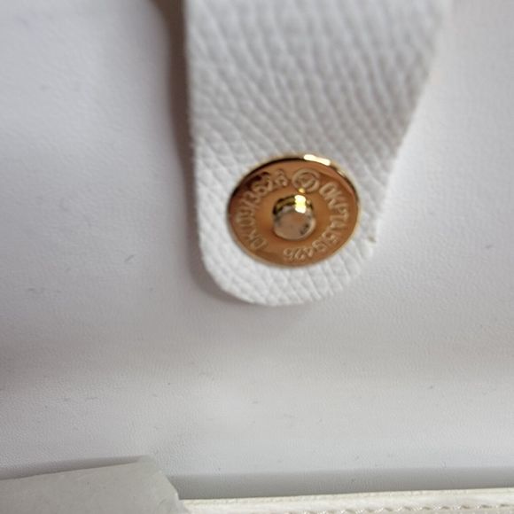 Chicos Convertible Tassel Crossbody Bag Fold Over Bag Zip Up‎ White - Picture 3 of 14